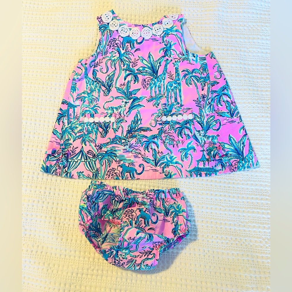 Lilly Pulitzer toddler shift with bloomer.